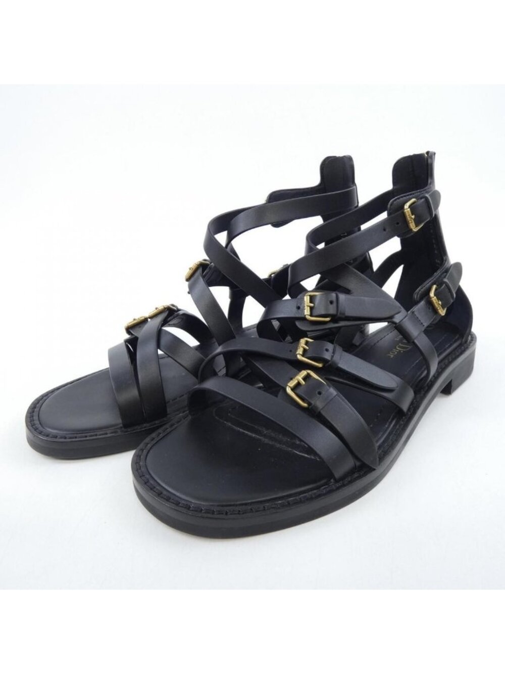 Dior Christian Sandals Black 37 - Picture 3 of 6
